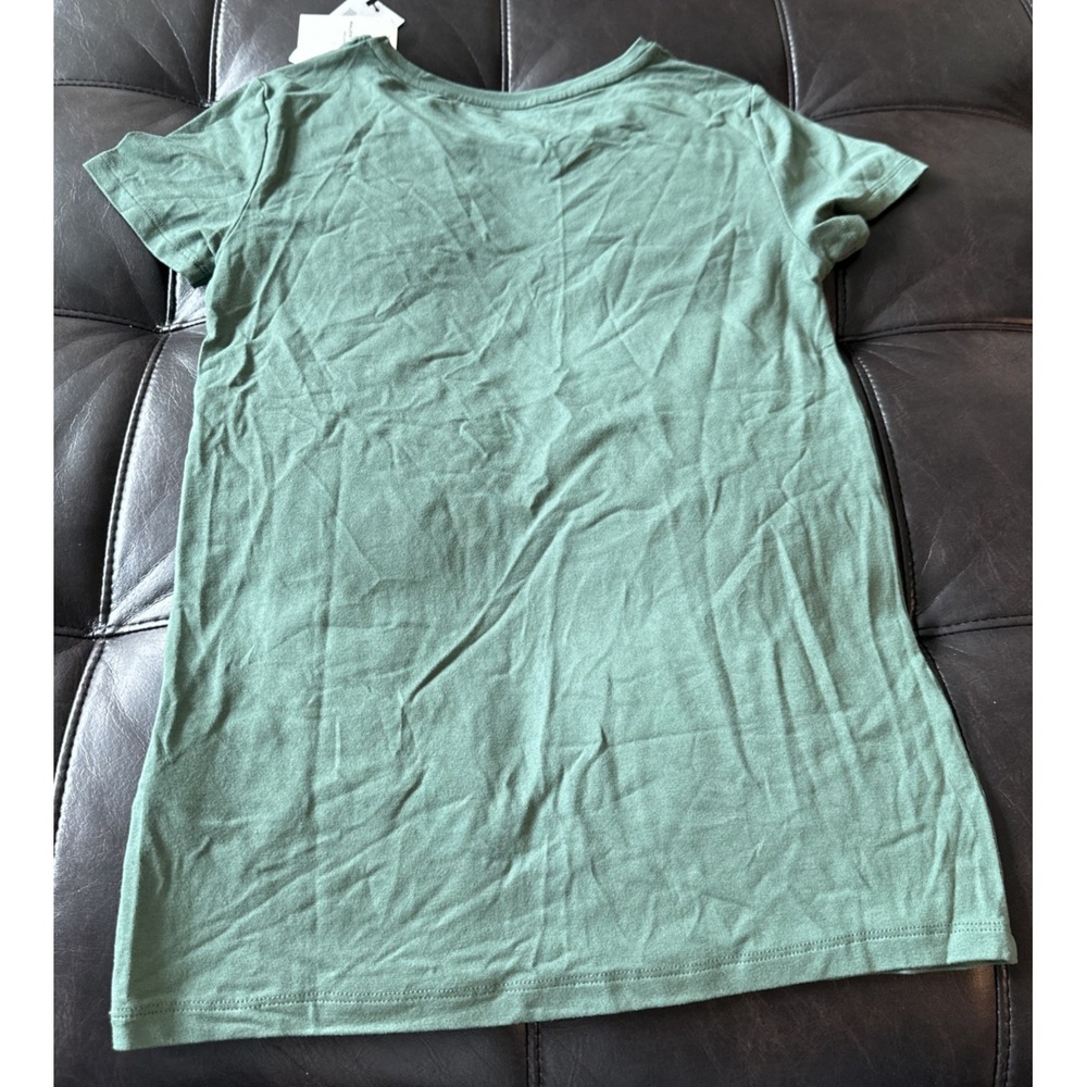 Majestic Filatures Size2/ Small Tee Deluxe Soft Touch Crewneck T-shirt Malachite - Picture 6 of 9